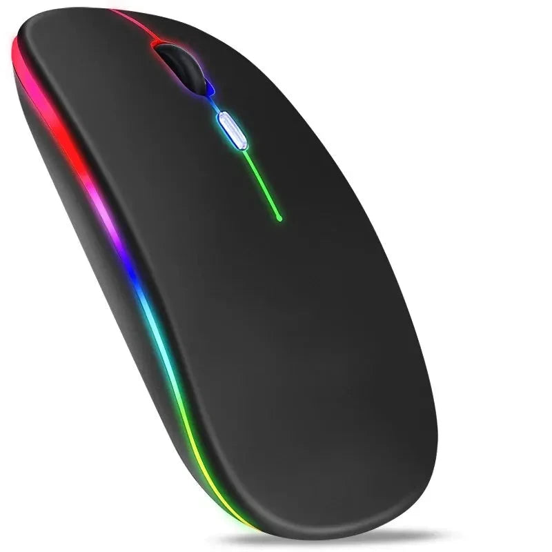 Mouse Sem Fio Bluetooth e Wireless Recarregável