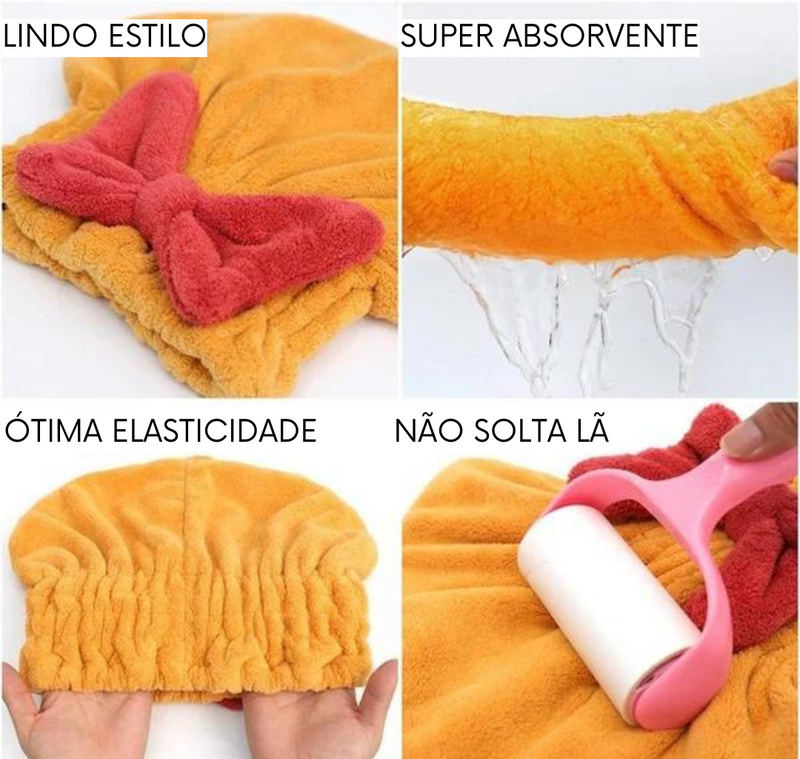 Touca de Banho - Micro Fibra | Quick Drying