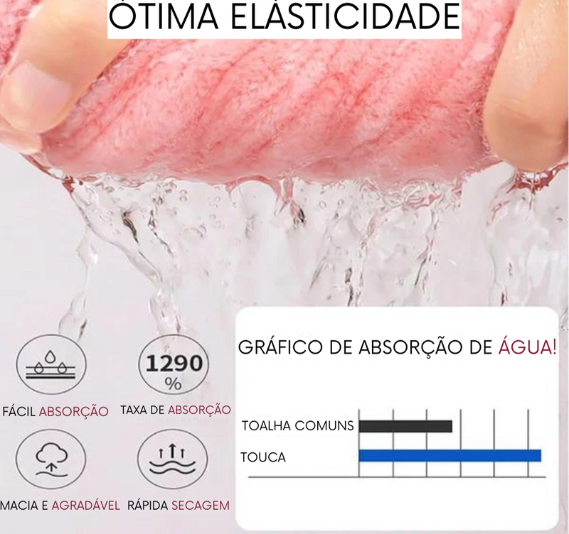 Touca de Banho - Micro Fibra | Quick Drying