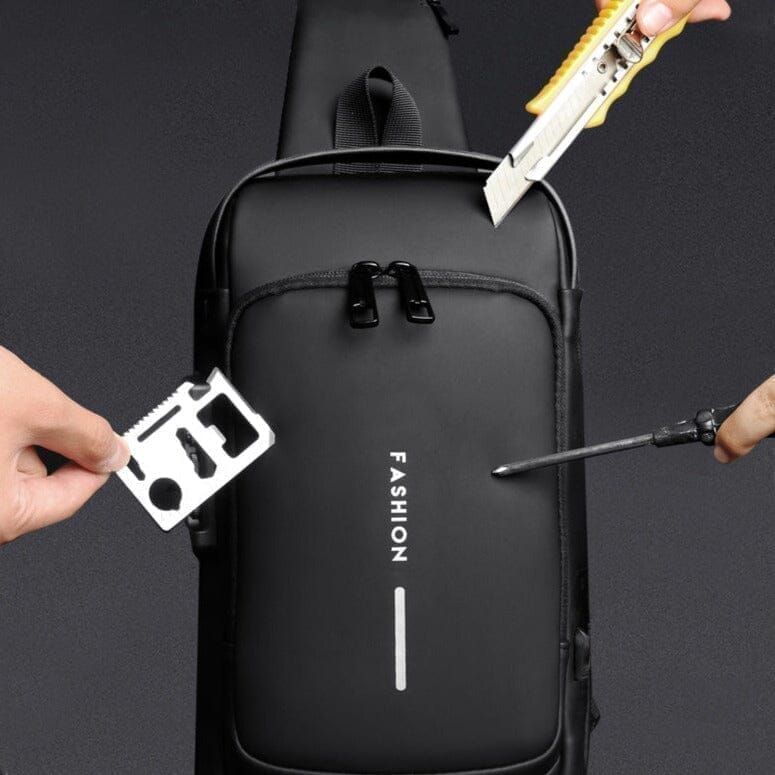 Mochila Anti-Furto com Senha USB | Slim Bag