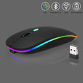 Mouse Sem Fio Bluetooth e Wireless Recarregável